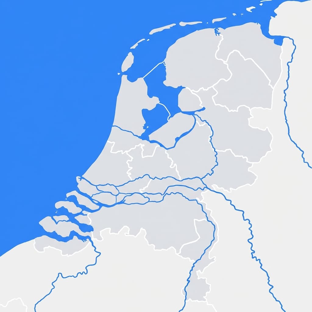 Kaart van Nederland